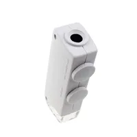 1pcs New Quality Handheld 160X-200X Magnification Zoom Len LED Lighted light lamp Pocket Microscope Magnifier Loupe hot sale 2