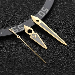 Silver/Gray/Gold/Rosegold C3 Green Luminous Watch Hands for Movement Replacement Accessories (Gold)