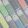 9 Packs Transparent Sticky Notes Self-Adhesive Reading Book Annotation Notepad Bookmarks  Kawaii School Supplies 5