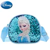 Anime Frozen Children's Bag Girls Bag Disney Princess Elsa Sequins Personality Children's Casual One Shoulder Bag Messenger Bag 1