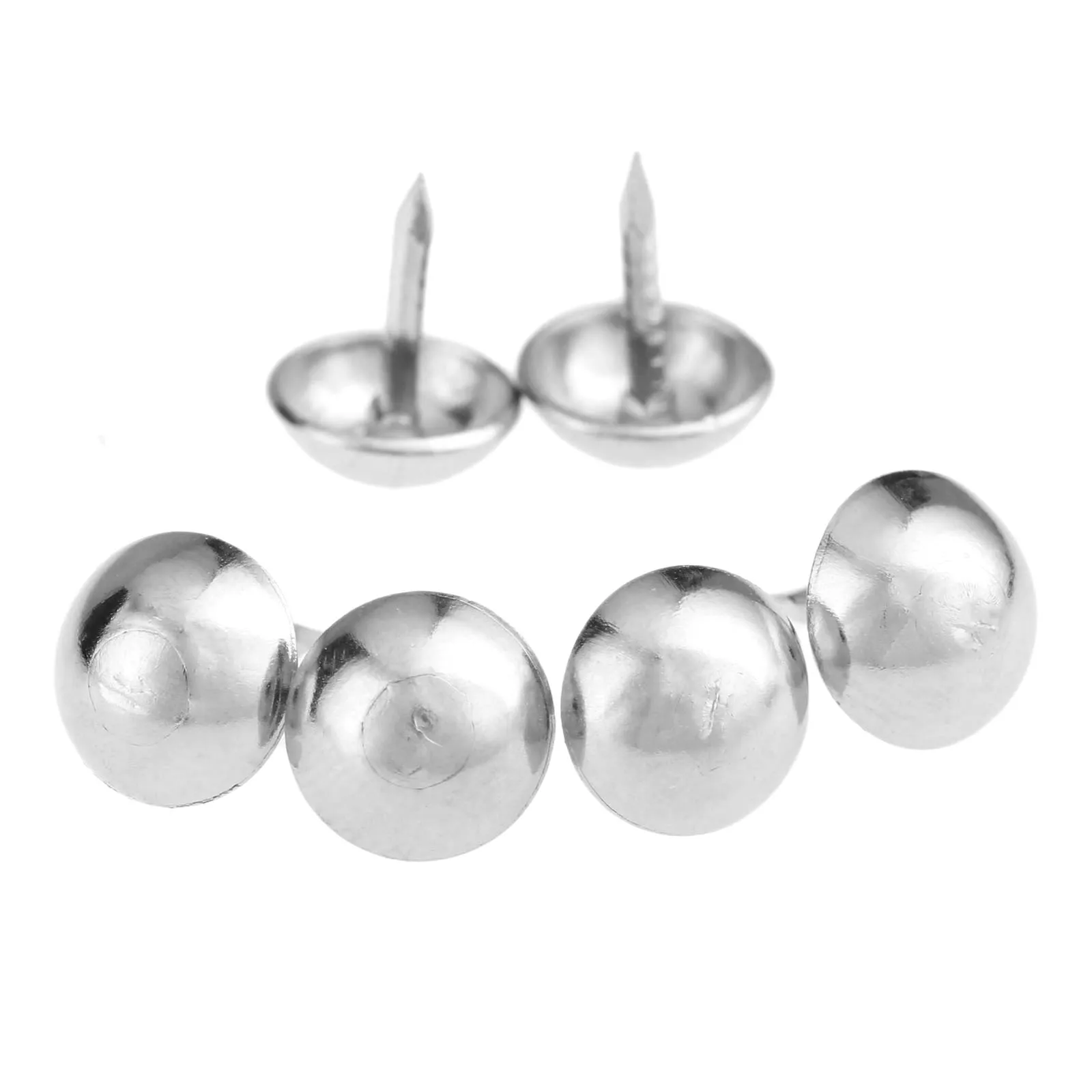 Silver Pushpin Doornail Hardware Upholstery Nail Tachas Jewelry Gift Case Box Sofa Furniture Decorative Tacks 7*10MM 100pcs upholstery nail