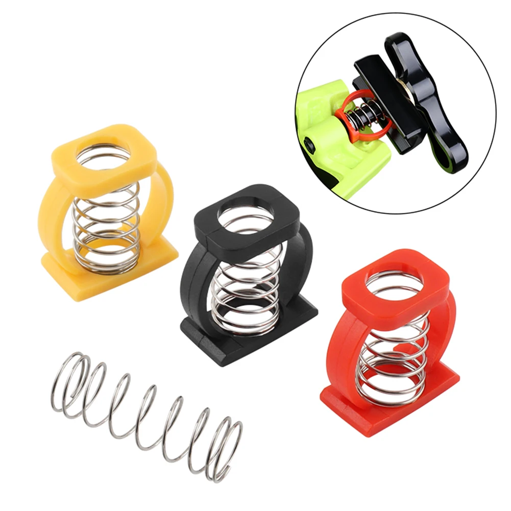 Bicycle Parts 2Pcs Bicycle Hinge Clamp Spring Easy Free Twist Bike Replace Hinge C Buckle Parallelizer for Brompton Folding Bike Accessories