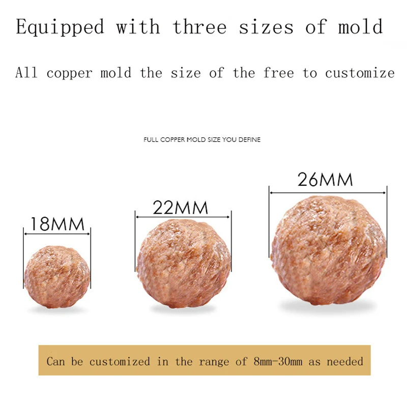 Commercial Rice-Meat Dumplings Machine High Quality Beef And Pork Meatball Making Machine 4