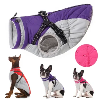 Waterproof Winter Jacket With Built-in Harness 1