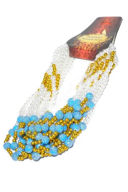

IQRAH Blue Color Necklace (Düzinesi)-6197