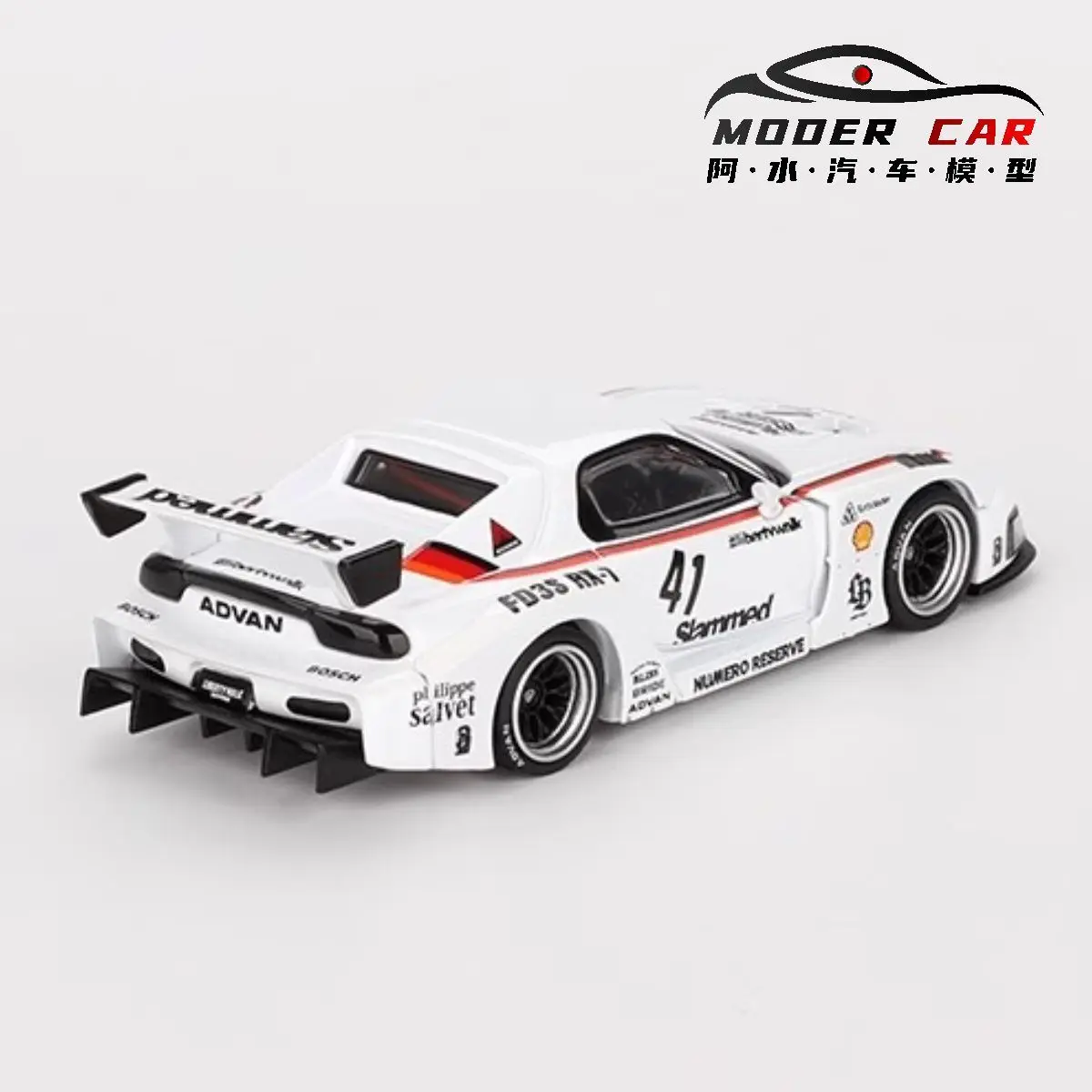MINIGT 1:64 773 MAZDA RX7 Right rudder Diecast Model Car 2
