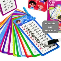 0-12 Times Table Cards, Multiplication Charts, Self Check Math Learning Tool, Montessori Mathematical Training, Teaching Aids 1