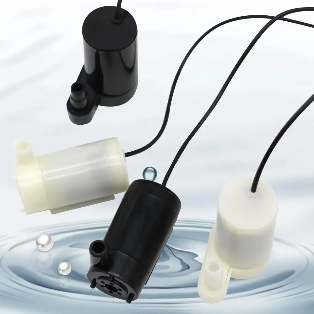 Mini Water Pump Submersible Micro Amphibious DC Motor Suction Tool 3/4.5V 80-100L/H for Aquarium Tank Fountain liquid transfer pump submersible booster pump
