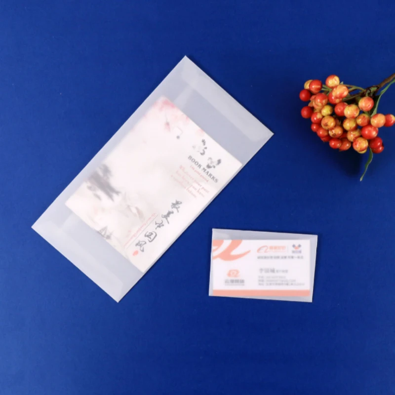 50pcs blank translucent envelope accept customization Transparent sulfuric acid paper envelope postcard antique