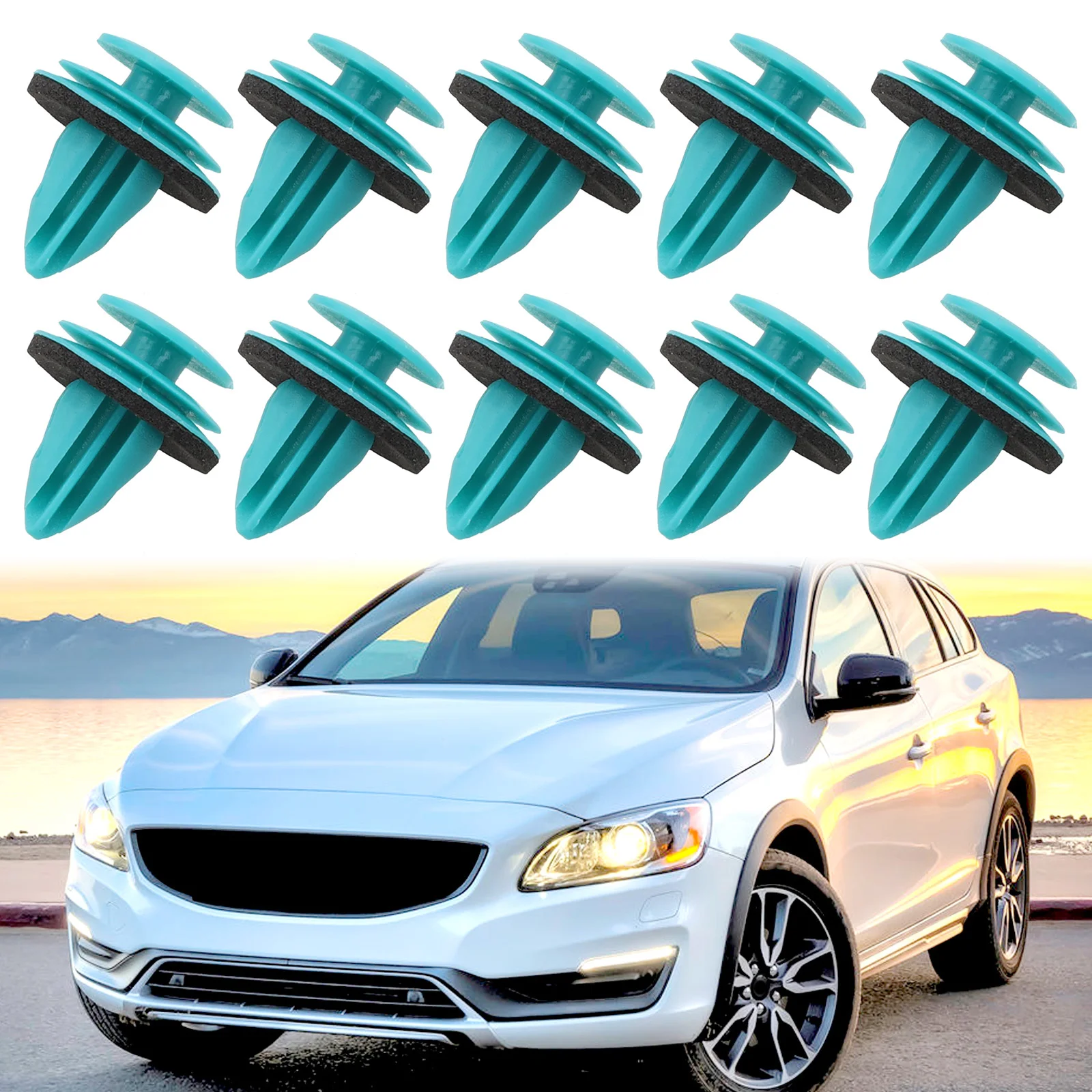 

Retainer Retaining Clips Bumper Door Buckle 20.3*18.2mm Auto Accessories Fastener Plastic Fastener 90467-10188