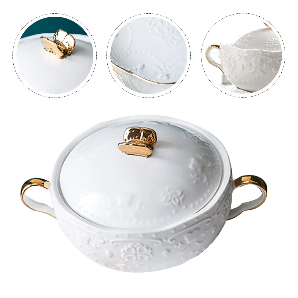 

of Ceramic Cereal Bowl Soup Cups with Handles Fruit Bowl French Ceramic Onion Soup Bowls Ceramic Serving Bowl with Lid