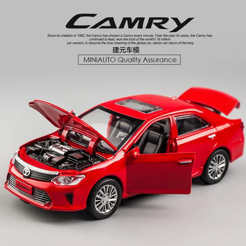 1:32 Seventh Generation TOYOTA CAMRY Alloy Car Model Diecast & Toy Vehicles Metal Toy Car Model Simulation Sound Light Gift 3