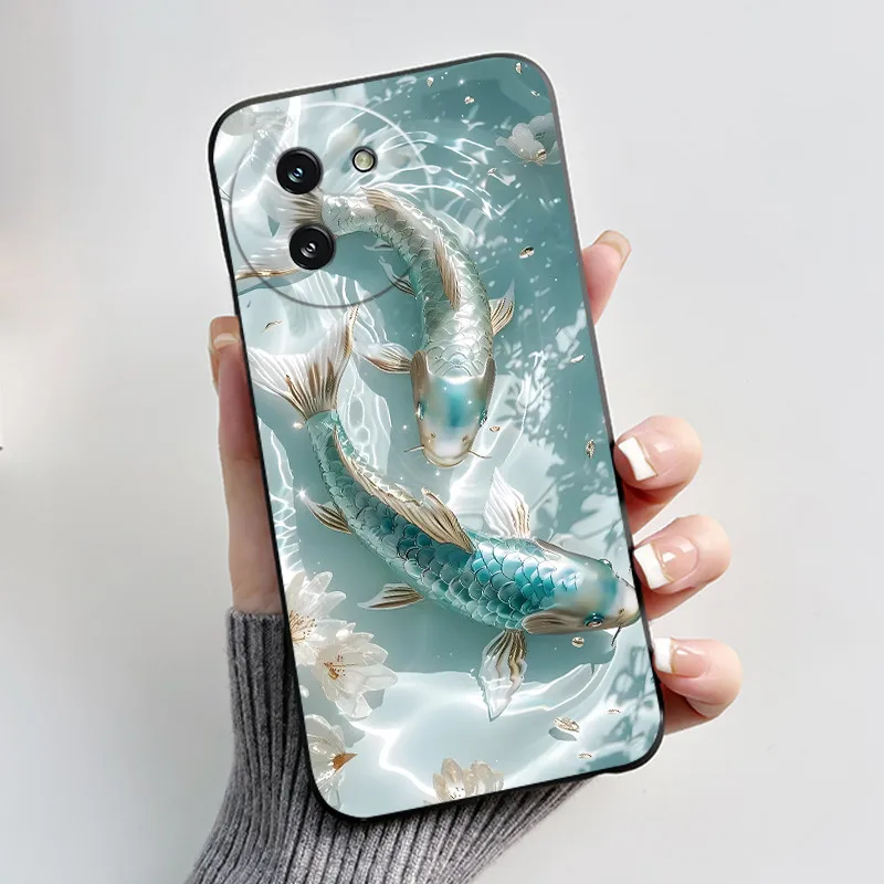 Stylish Black Love Shockproof Silicone Phone Case