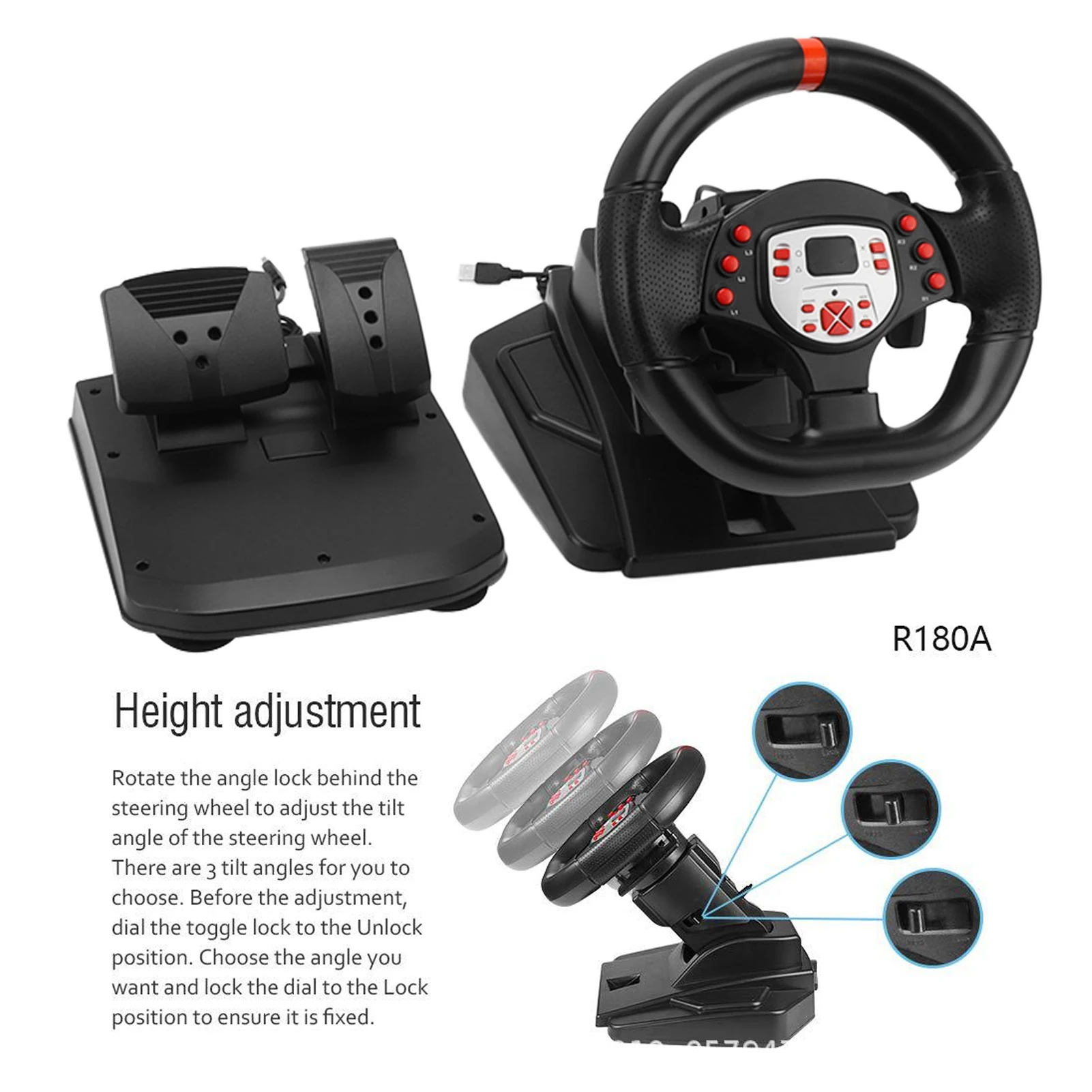 Thrustmaster T300RS Racing Wheel & Pedals w/ Paddle Shifters, PS3, PS4, PC