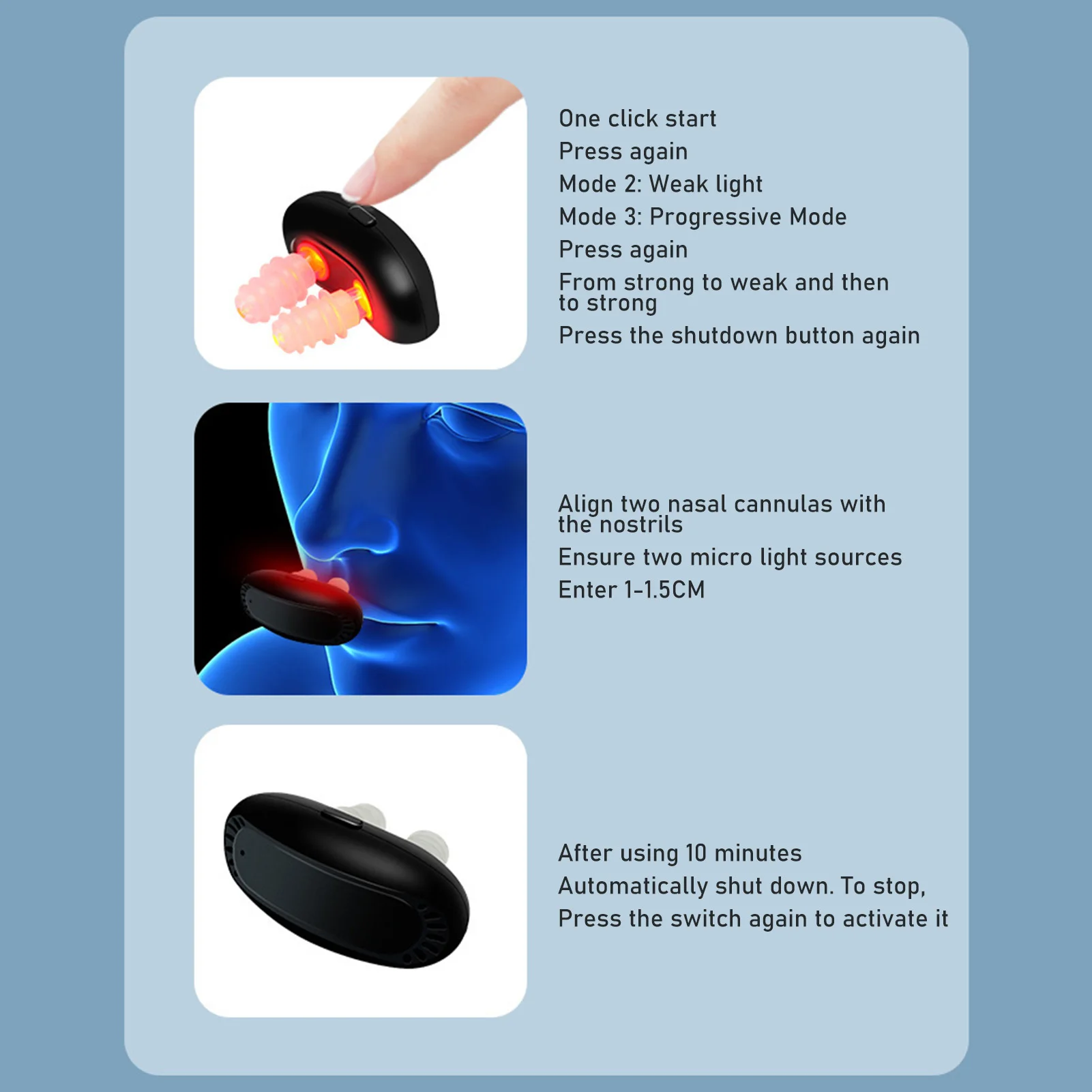 Bezprzewodowe czerwone światło urządzenie do terapii nosa łatwe w przenoszeniu narzędzie do pielęgnacji nosa