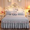 Lace Bed Sheet Sets Home Cute Bed Sheets Queen/King Size Bedspread Cotton Warm Cushion Bed Skirt 1/3 Pcs Bed Sheets 1