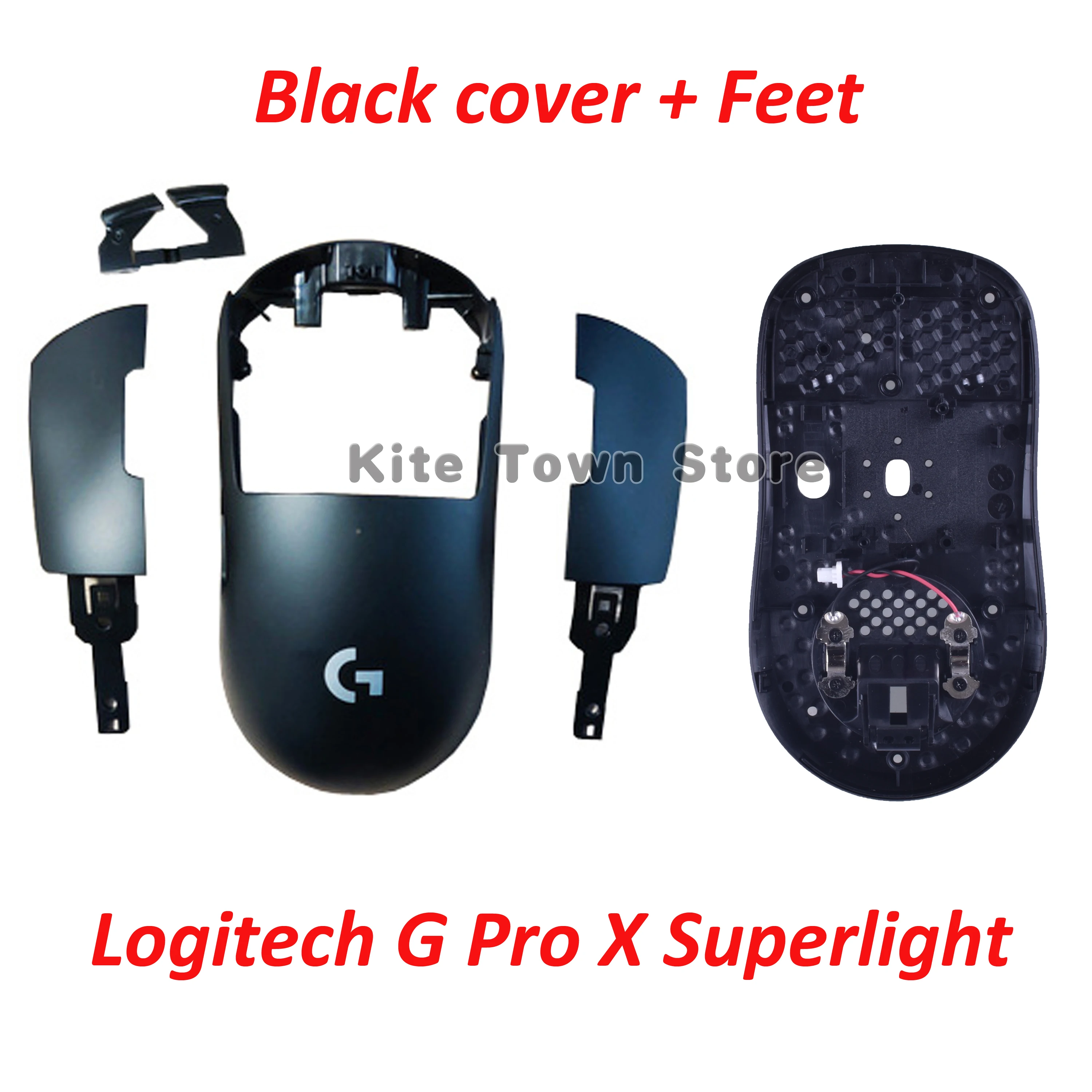 Placa de Botão Chave do Lado do Mouse Scroll Switch Cabo Capa Receptor para Logitech g Pro x Superlight Gaming Mouse Faça Você Mesmo Colorido Capa - Imagem 5