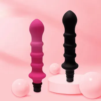 Automatic Sex Machine Attachements Fascia Gun Massage Head to silicone Dildo Sex Toys for Men Women Vibrators Penis Masturbation 4