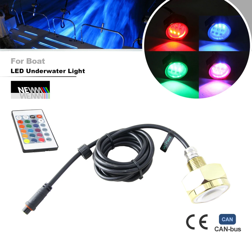 BLUE DOUBLE YK-CD-B LED BOAT DRAIN PLUG LIGHT MADE IN THE USA - Foto 5