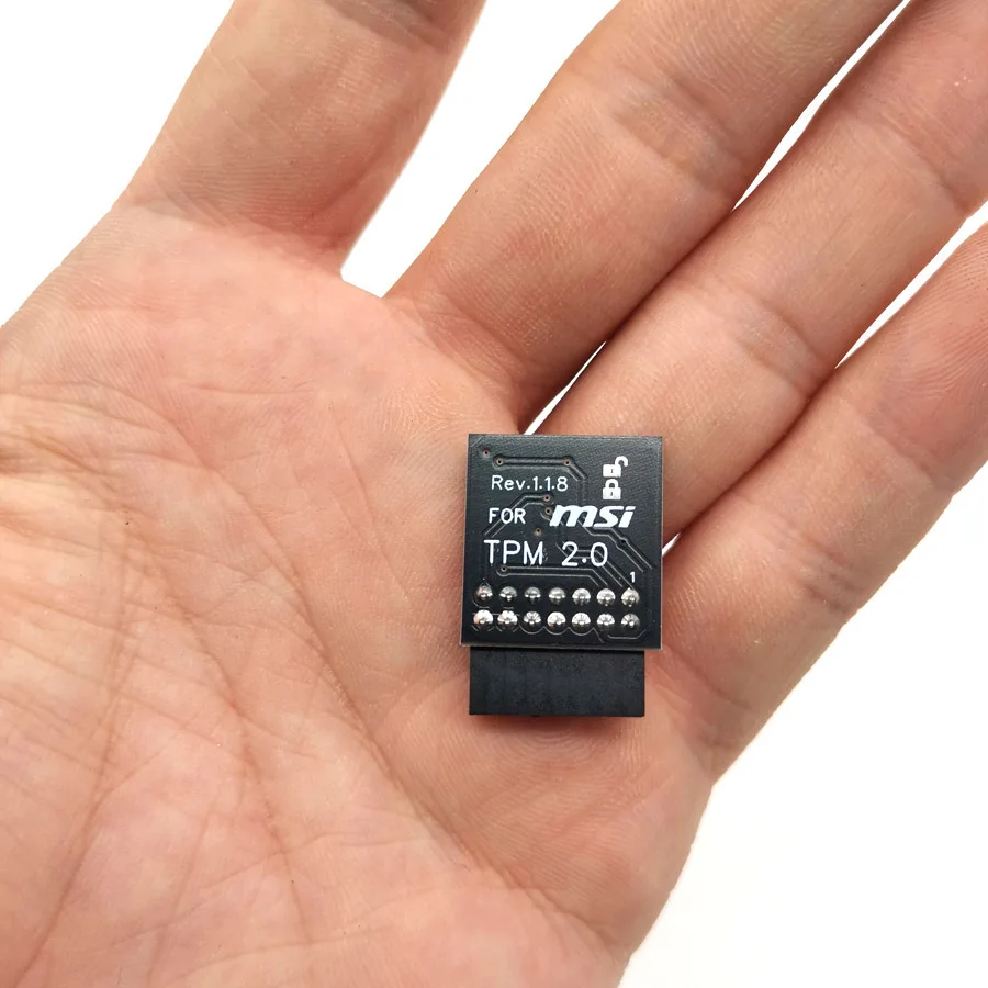 Peça Tpm 2.0 Placa do Módulo de Segurança para Asrock 18pin Lpc Placa-mãe para Windows 11 Sistema 1 - Imagem 5