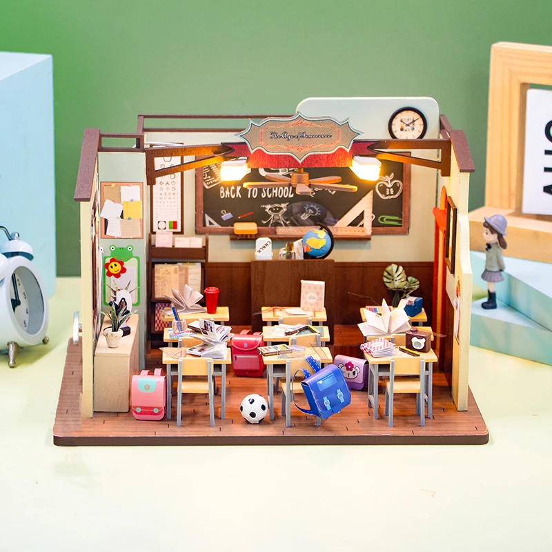 Diy Wooden Doll House The Age Of Innocence Casa Miniature Building