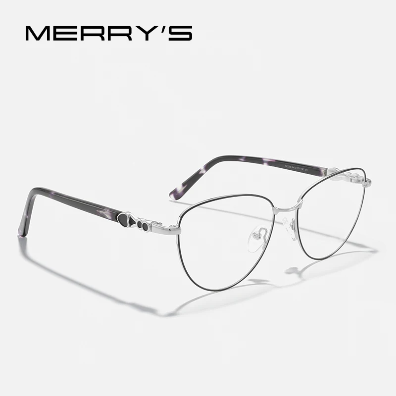 

MERRYS DESIGN Women Cat Eye Fashion Glasses Frame Classic Retro Glasses Myopia Prescription Eyeglasses Heart Shape Legs S2228