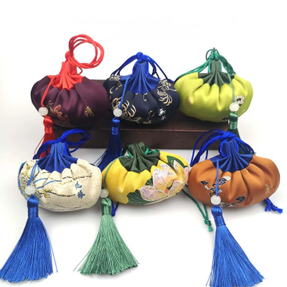 

Brocade Dragon Boat Festival Hanging spike Portable Empty Bag Hanfu Accessories Chinese Gift Embroidery Sachet Pendant