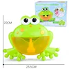 Outdoor Bubble Machine Crabs&Frog Music Kids Bath Toy Bathtub Soap Automatic Bubble Maker Baby Bathroom Toy for Children 6