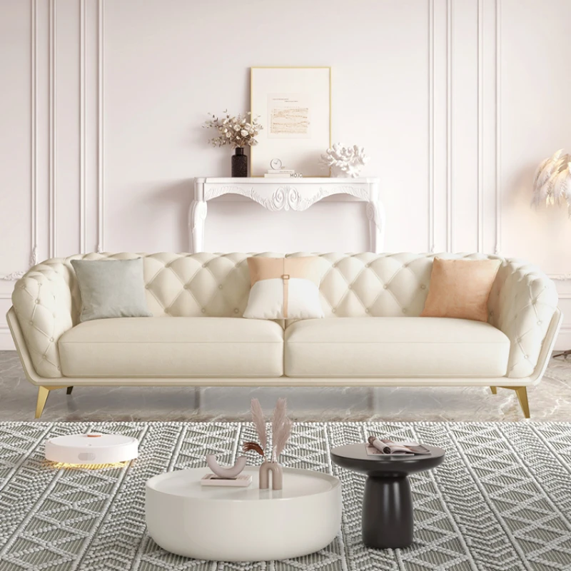 

Nordic Ergonomic Living Room Sofas Clouds Lounge Modern Vintage Italiano Couchs Handrail Cream Sofa Para Sala Home Furniture