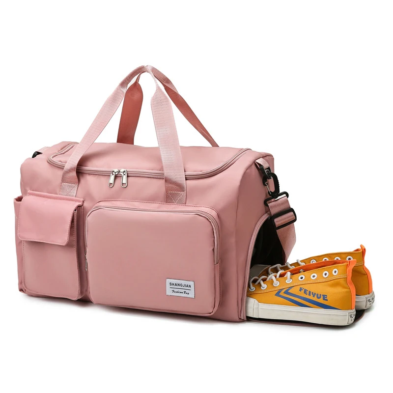 Outdoor Waterproof Travel Bag Luggage Handbag Women Shoulder Bag Nylon Sports Gym Female Crossbody Large Capacity