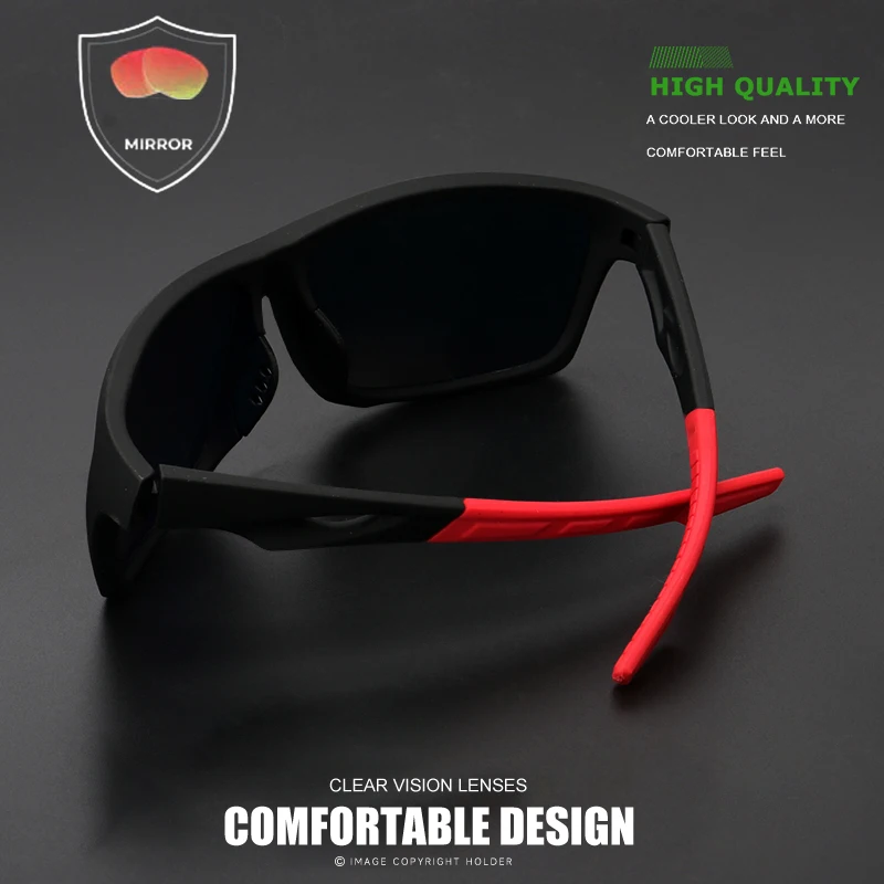 Vintage Polarized Shield Lens Sports Sunglasses - Unisex, Durable UV400 Protection, Wide Fit