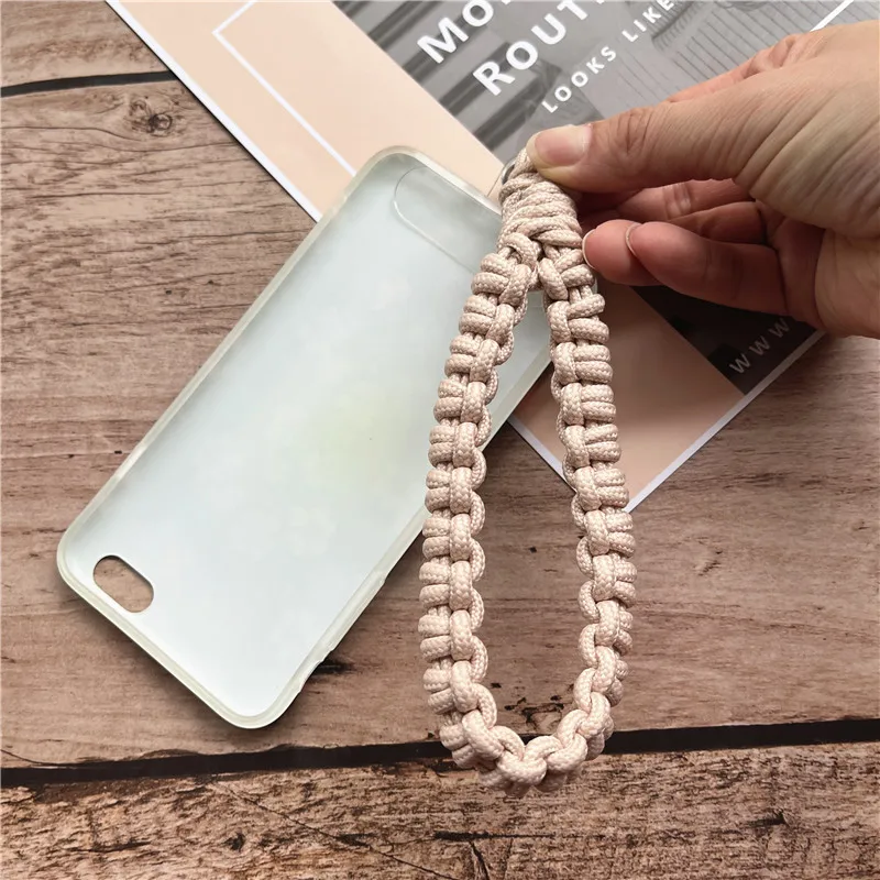 Braided Outdoor Wrist Strap Keychain for Phone and Camera Accessories