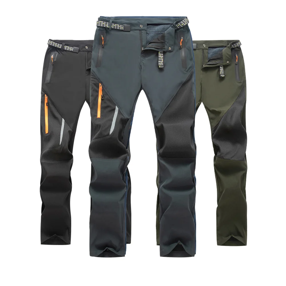 Outdoor Pants For Men Breathable Spring Summer Hiking Pants Elastic Casual Sport Camping Trousers Splicing Colors hiking pants