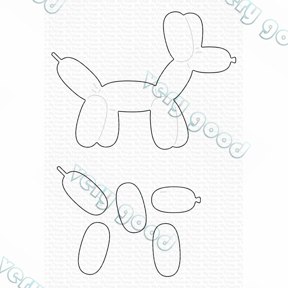 

Balloon Animal Die Metal Cutting Dies Stencil For DIY Scrapbooking Photo Embossing DIY Paper Card New