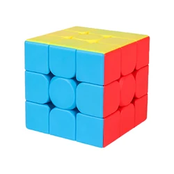 Premium Speed Cube - Anti - Scratch, Smooth Rotation Logic Puzzle Toy for Beginners & Competitions (1 Pcs 3X3)