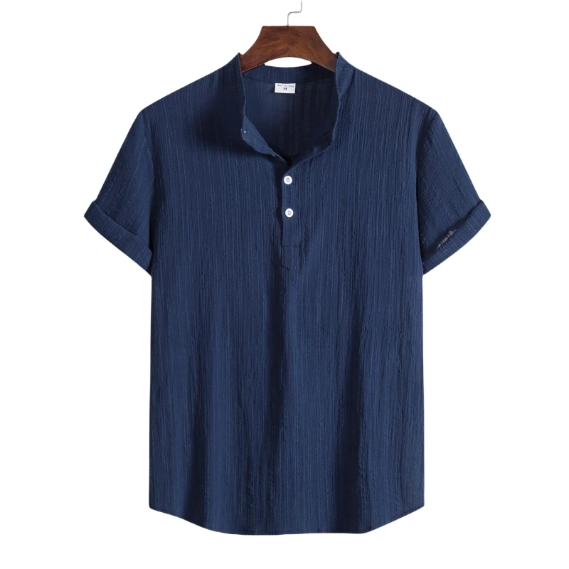 Linen Shirt Man Shirts High Quality Men's Luxury Clothing Fashion Blouses Social T-shirts Free Shipping Hawaiian Cotton Oversize