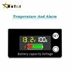 DC Battery Voltmeter DC 8V-100V Capacity Indicator Power Meter Lithium LiFePO4 lead-acid cell 12V 24V 48V for 6133A LCD Battery 6