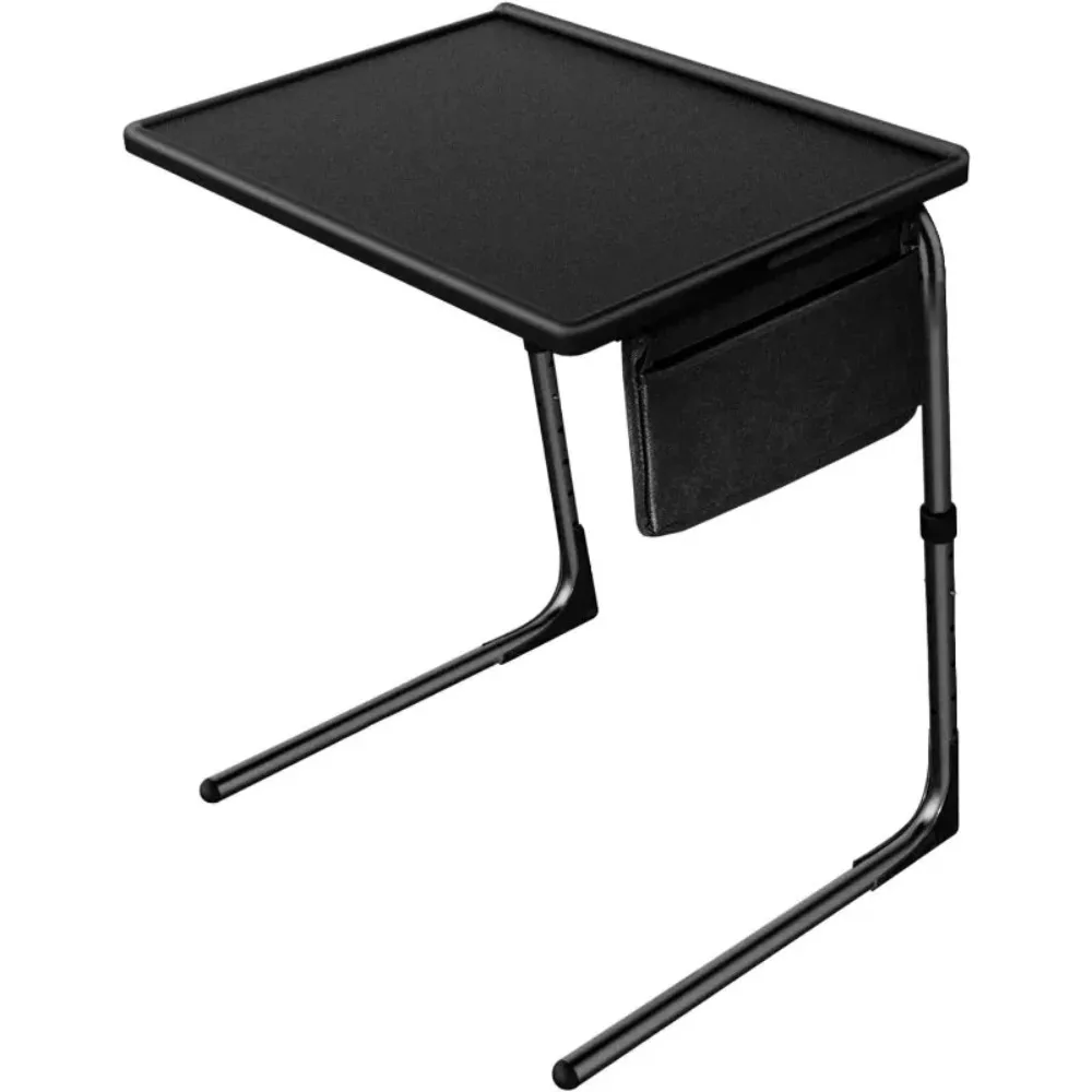 

TV Tray Table, Folding TV Dinner Table Comfortable Folding Table with 3 Tilt Angle Adjustments for Eating Snack Food, Laptop