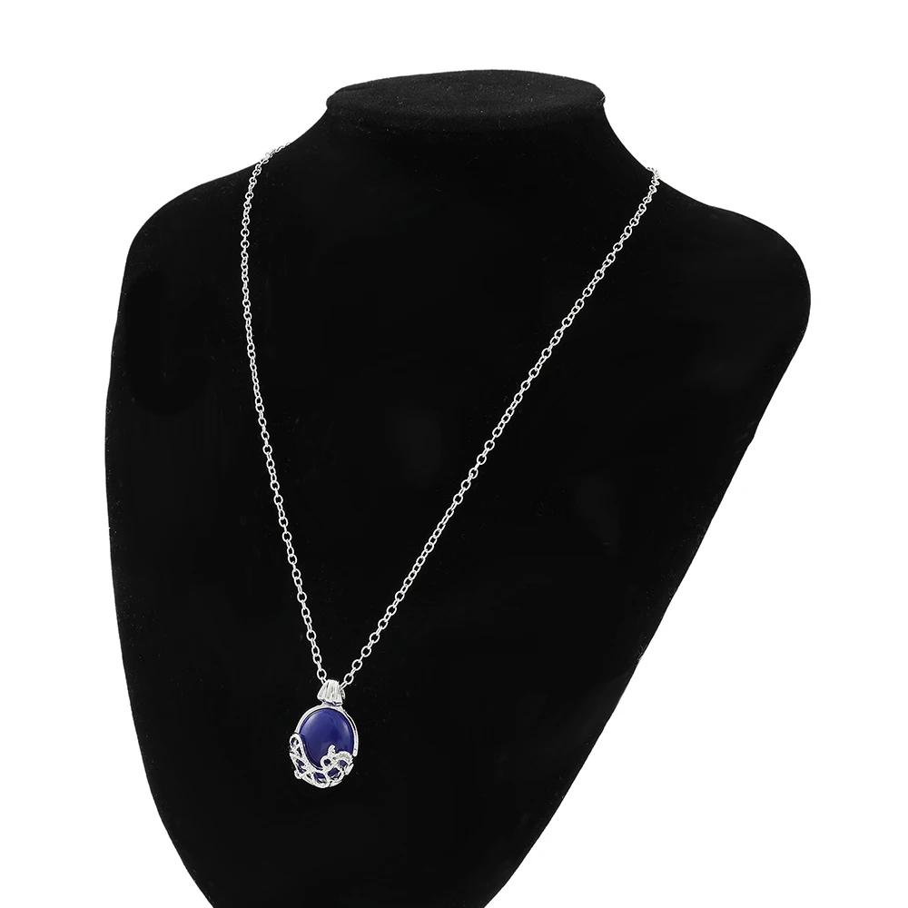 Popular Movie Fashion Necklace Elena Gilbert Vervain Romantic Crystal Pendant Necklace For Women Charm Jewelry Gifts - 3