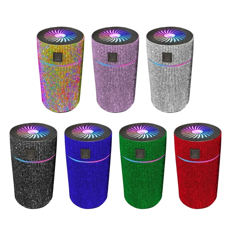 Colorful Cool Mini Humidifiers with LED Night Light, USB Humidifiers Ultrasonic Humidifiers, Portable Diffuser