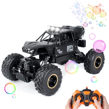 Rock Crawler Paisible 4WD RC Car Remote Control Bubble Machine Radio Control Car 4×4 Drive Off Road Out Door Toy For Girl Boy