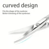 Small Stainless Steel Scissors For Nails, Eyebrow And Nose Hair Scissors, Nail Trimmers, Facial Trimmers, Makeup And Beauty Tool 3
