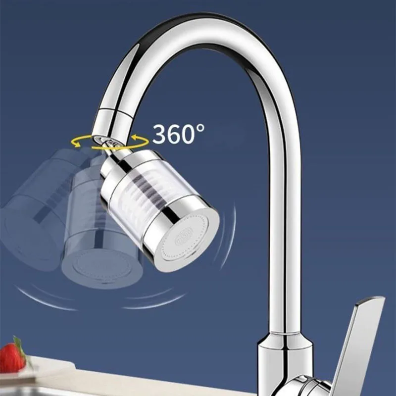 Description Picture 2 of item360º Rotate Kitchen Sink Faucet Filter Elements Water Purifier Filter Aerator Remove Chlorine Heavy Metal Faucet Adapter