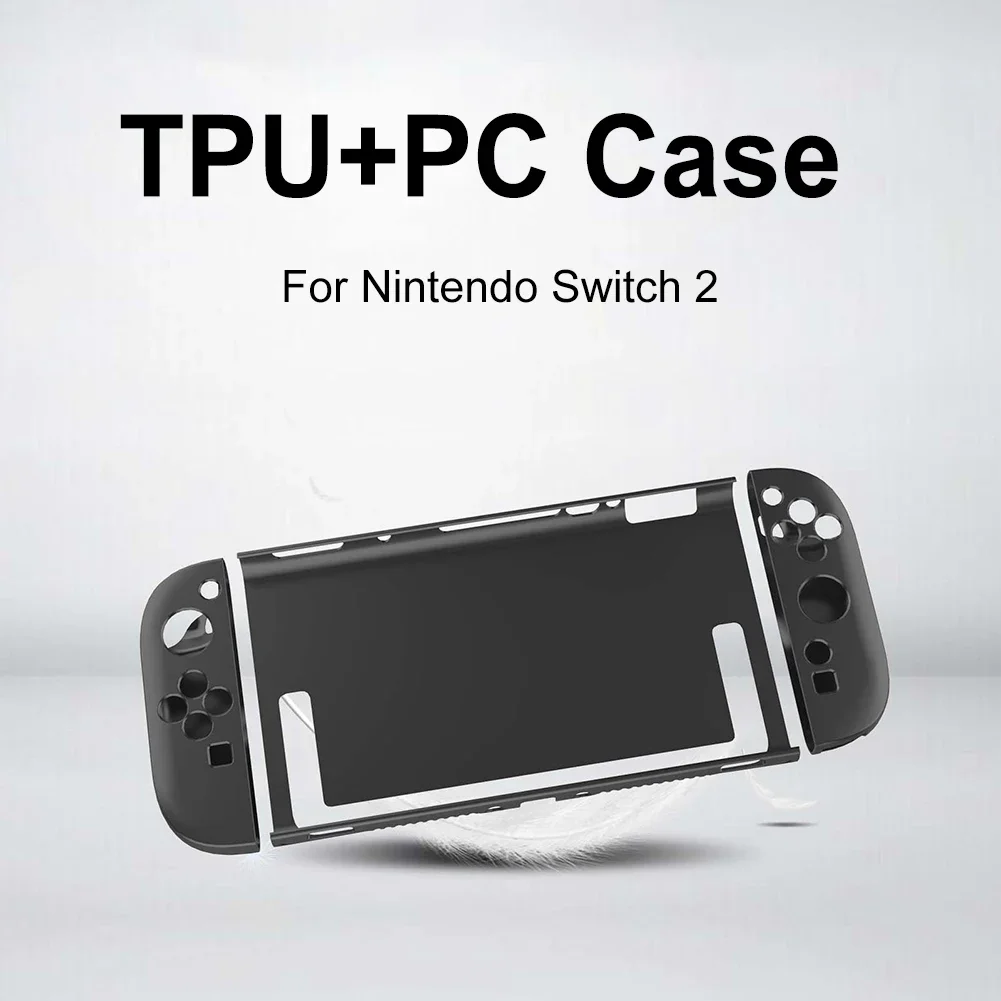 TPU+PC Detachable Case for Nintendo for Switch 2 Protective Case Cover Full Protective Shell Cover for Switch 2 Joycon Console