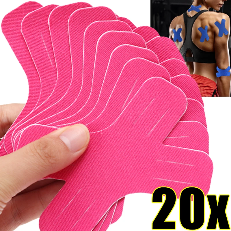 Kinesiology Tape Elastic Therapeutic Sports Tapes for Knee Shoulder and Elbow, Waterproof Athletic Physio Muscles Strips Image 2
