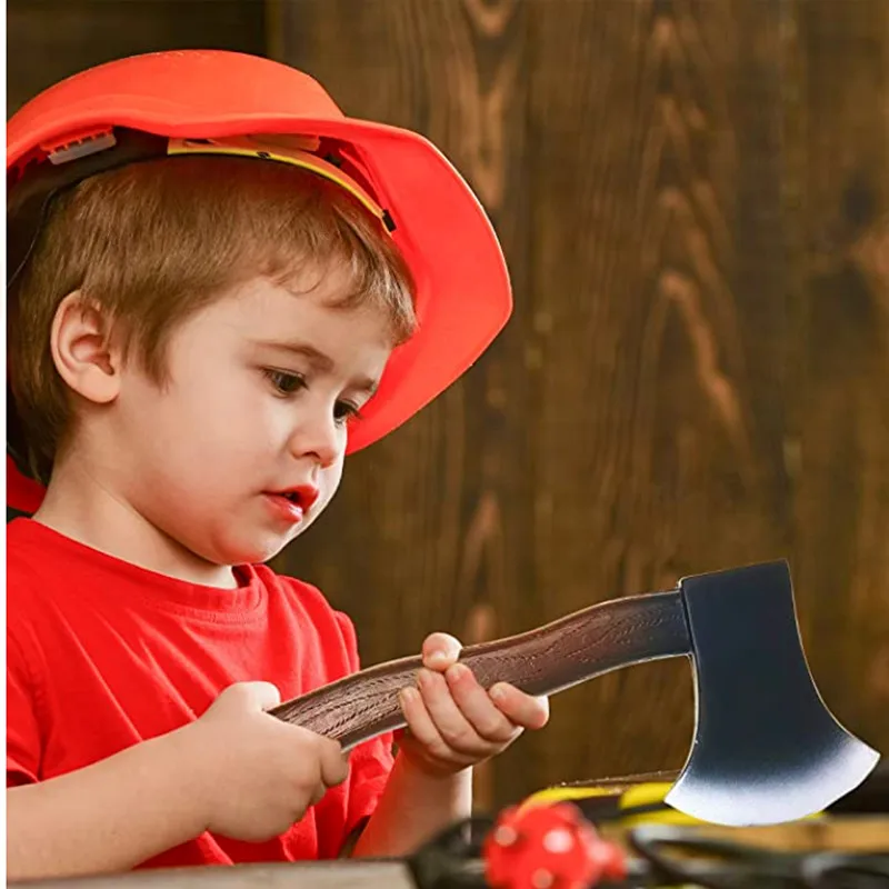 Children's Fire Axe Costume PU Foam Axe Toy Wild Man Cosplay Props