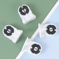 20PCS T8/G13 Fluorescent Lamp Holder Heat-resistant Lamp Holder Household Light Tube Holder for Home Office Bedroom (White)