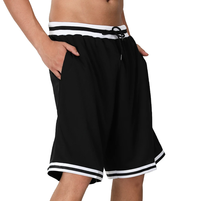 Men Shorts Sports Summer Loose Fashion Shorts Fitness Elastic Waist ...