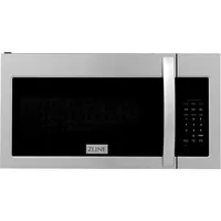 ZLINE Over the Range Convection Microwave Oven in Stainless Steel with Modern Handle and Sensor Cooking 1