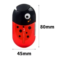Faber-Castell Double Hole Pencil Sharpener with Built-in Eraser | Mini Cute Manual Sharpener Students Portable Travel Stationery 5